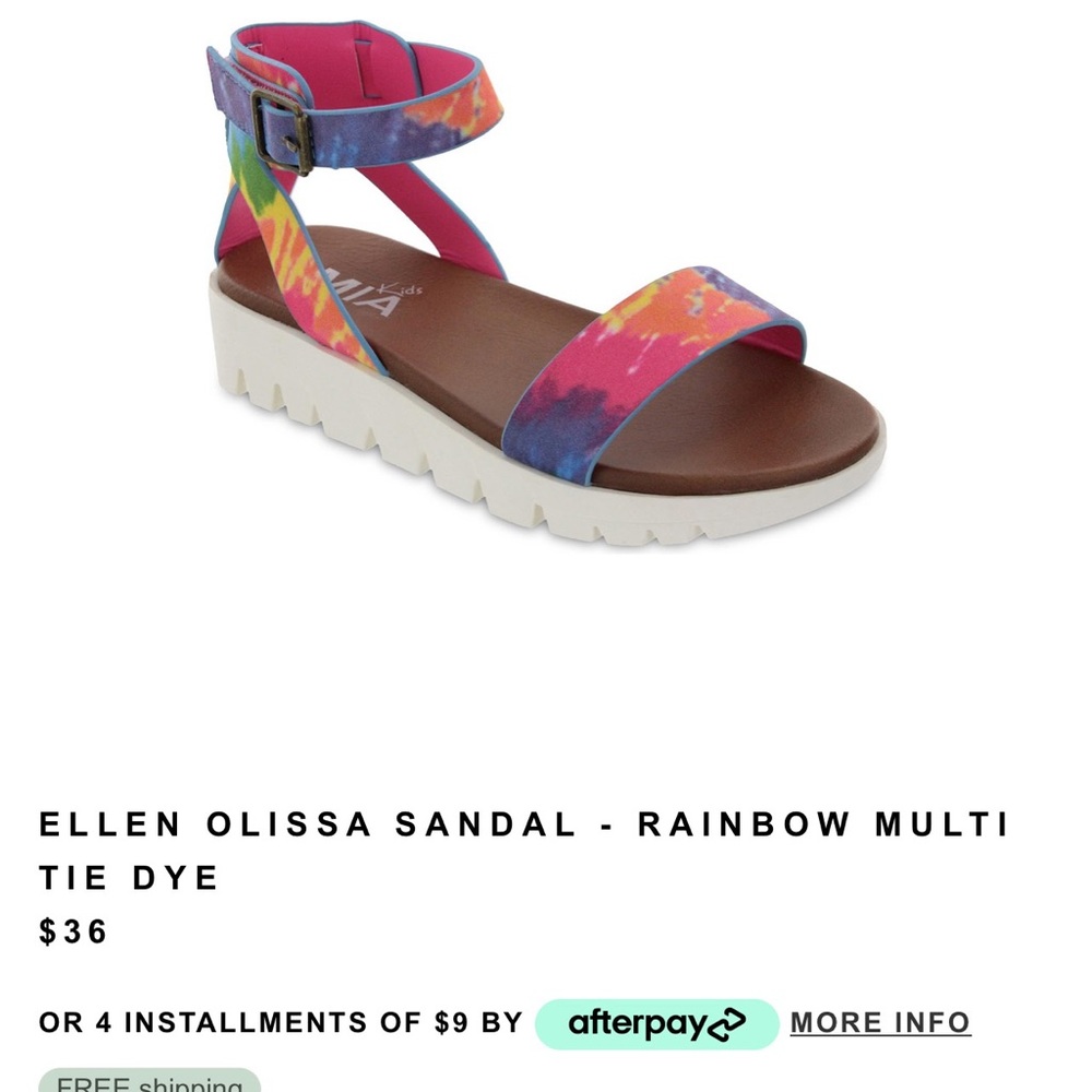Mia Rainbow Wedge